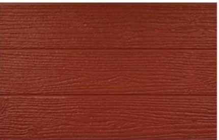 Brick red oak exterior wall panel finish LQY-0017