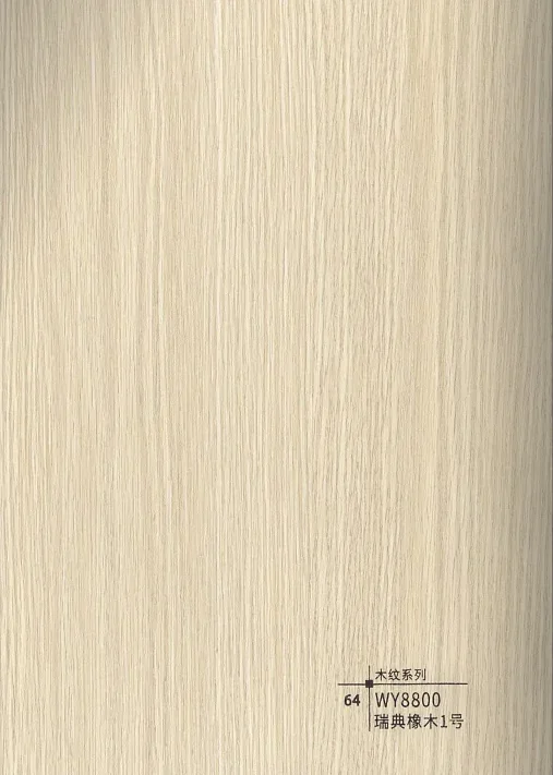 WY6800 pale ash wood grain interior wall panel finish