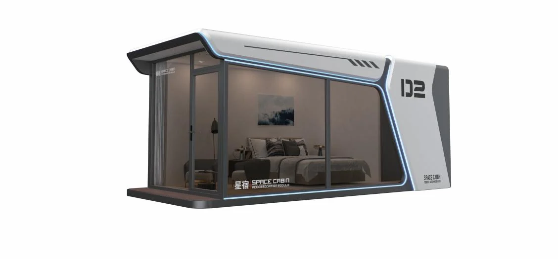 D02 glazed space capsule guest pod