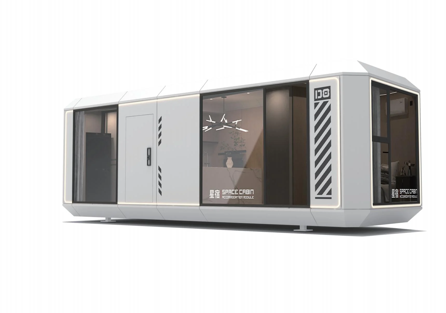D08 rectangular space capsule accommodation module