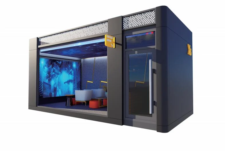 T05 dark cinema lounge pod