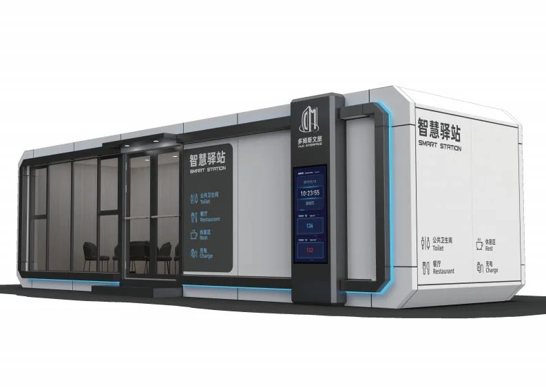 T06 glazed smart station commercial module